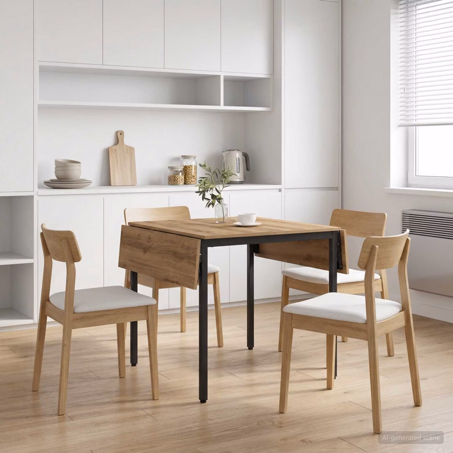 vidaXL Tavolo da Pranzo Estensibile 120 x 81,5 x 75 cm Rettangolare