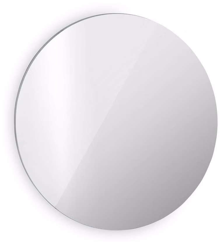 Specchio riscaldante a infrarossi, diametro 85 cm, 300 W, da montare a parete