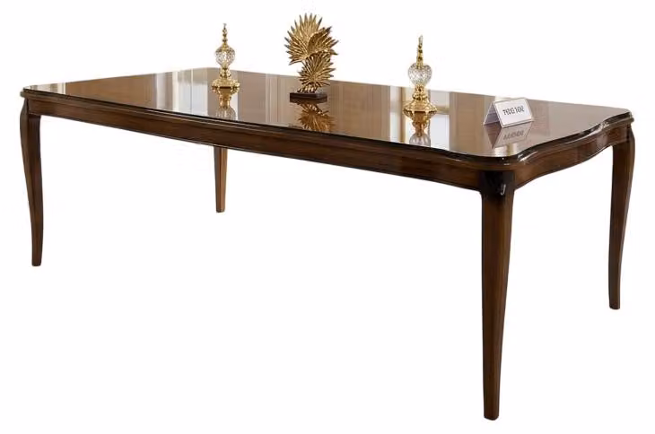 Elegante tavolo da pranzo dal design moderno e dalla struttura robusta