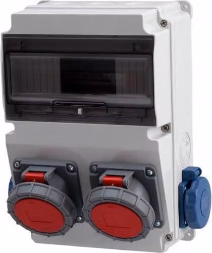 Quadro di distribuzione LAGO IP65 10M - prese 16A/5P, 32A/5P, 2x230V