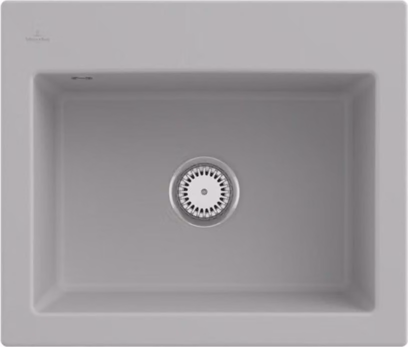 Lavello da cucina Villeroy&Boch, lavello da cucina Subway 60 S Steam 600x510mm, larghezza base 60cm