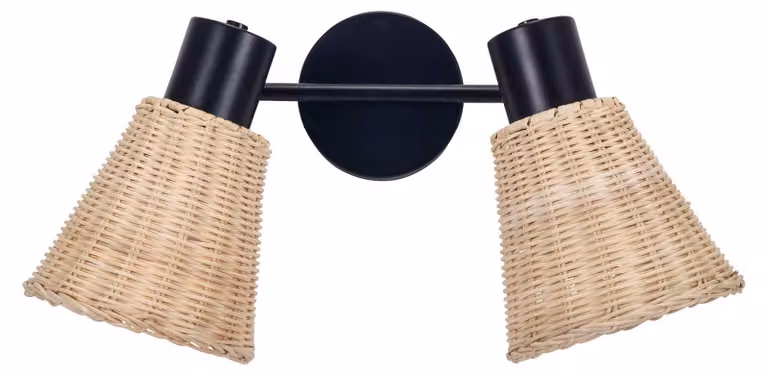 Plafoniera LEDS C4 Nature - 45 W, nera