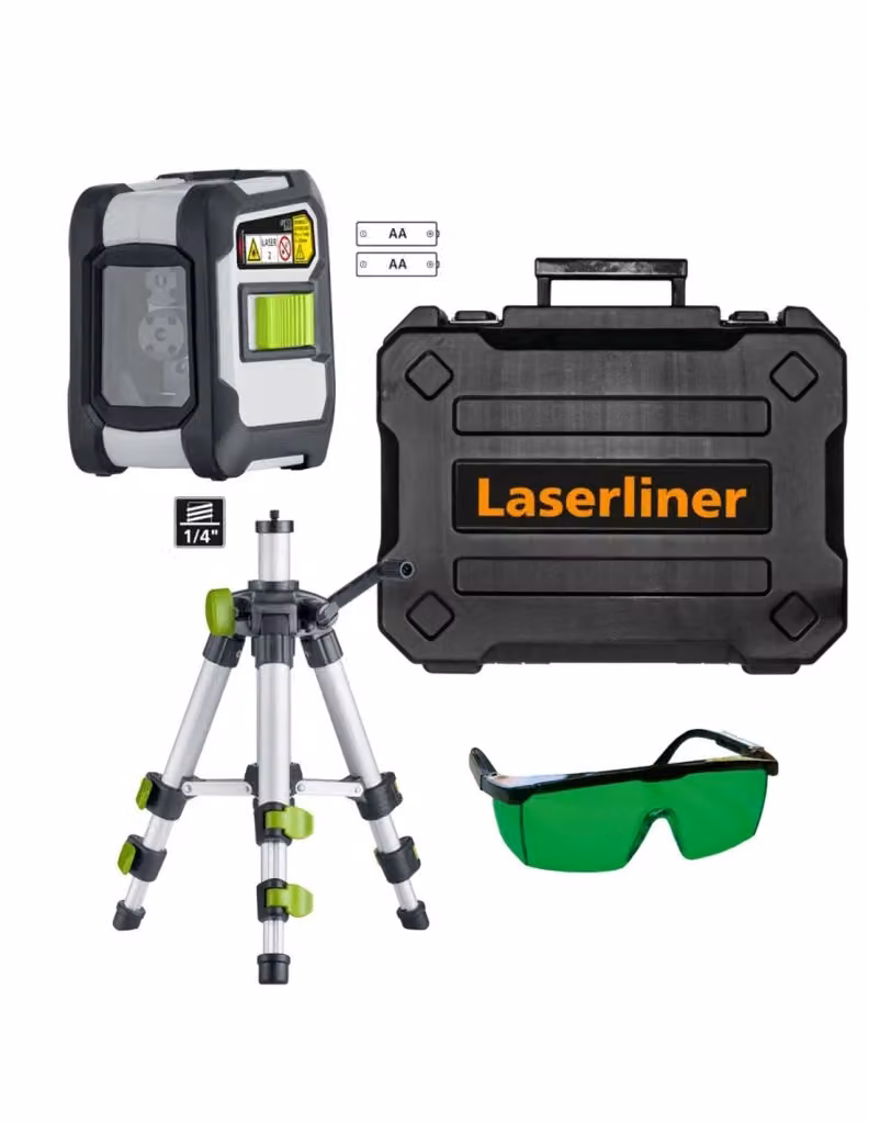Laser a linee intersecanti verde LASERLINER 081.143A CompactCross-Laser Pro – 2