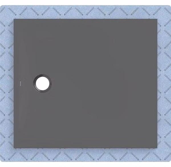 Geberit CleanFloor30 surface de douche, intégrée, avec voile d'étanchéité, 100x90cm, 551.012.DM.1, 551.012.DM.1