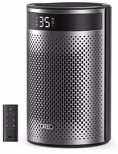 Termoventilatore in ceramica Dreo Atom 416 da 1500W Black e Grey – 2