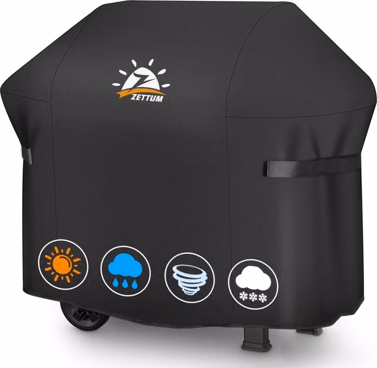 Coperchio per barbecue Zettum 132 cm per Weber serie Spirit 300 Impermeabile e resistente ai raggi UV