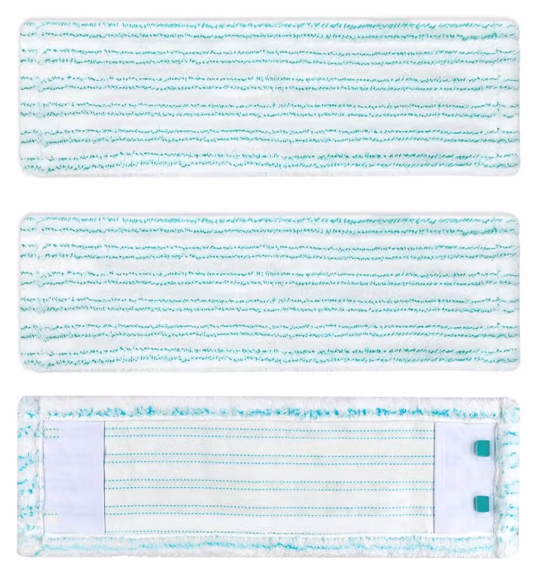 Set di 3 copri-spazzole in microfibra, dimensioni 47x15 cm, compatibili con Leifheit Profi XL