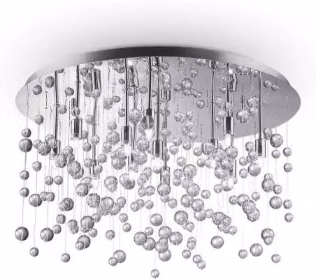 Lampada Da Soffitto Neve Pl12 Cromo Ideal-Lux
