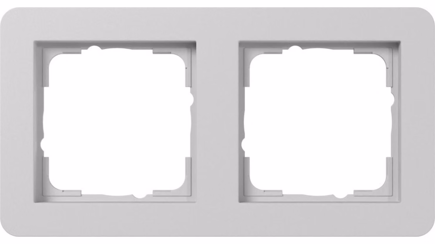 Telaio di copertura Gira 2f Gira E1 grigio m 0212154