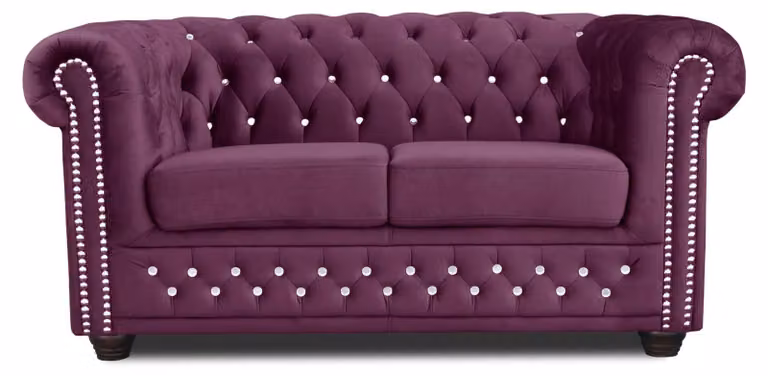Chesterfield Sofagarnitur 2+1 Sitzer Design Couch Sofa Garnitur Set