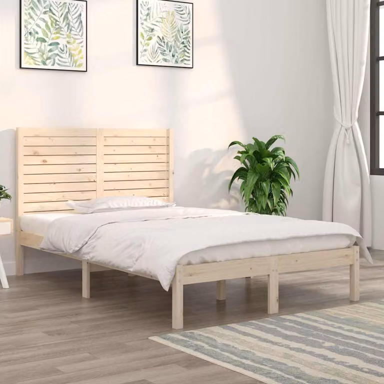 Giroletto vidaXL in legno massello di pino per adulti, L/P/H: 141,0 x 195,5 x 100,0 cm