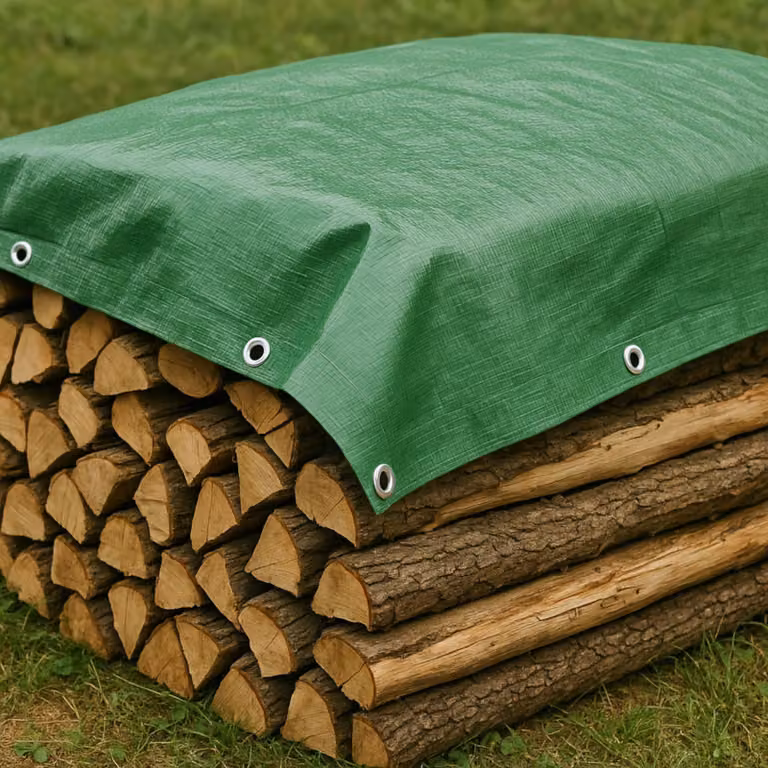Telone verde, telone in tessuto, telone impermeabile, telone protettivo, telone per giardino, copertura per legno, teloni, telone per barche, protezione per lo stoccaggio, dimensioni: 4 x 5 m