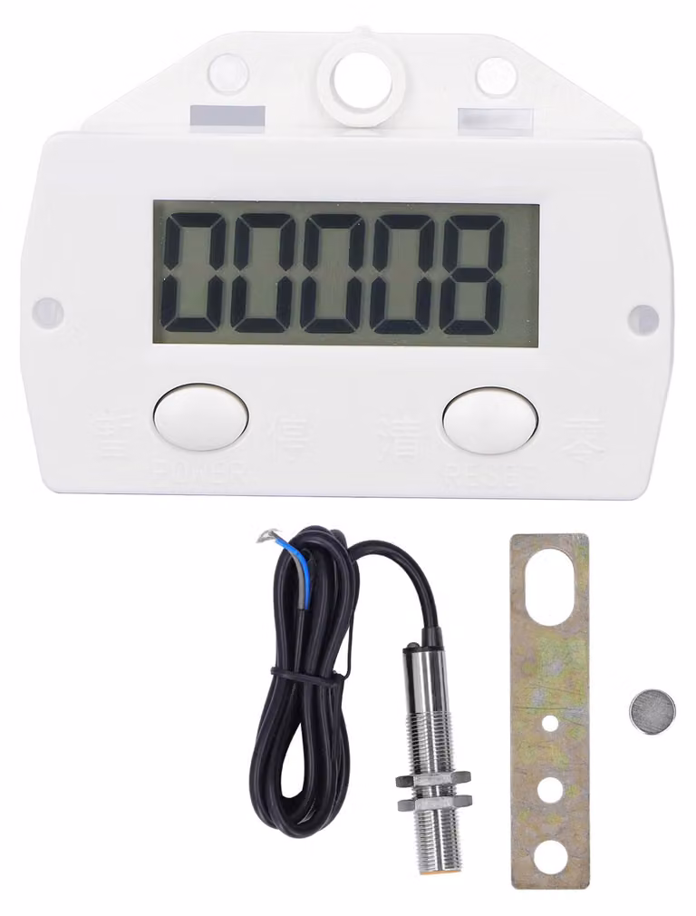 Punzonatrice, contatore elettronico, induzione magnetica, digitale, con sensore metallico per macchine utensili