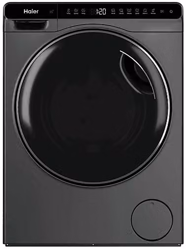 Lavatrice Haier HW50-BP12307GU1S a caricamento frontale, 5 kg, 1200 rpm, Classe A, Antracite, Profondità: 49 cm