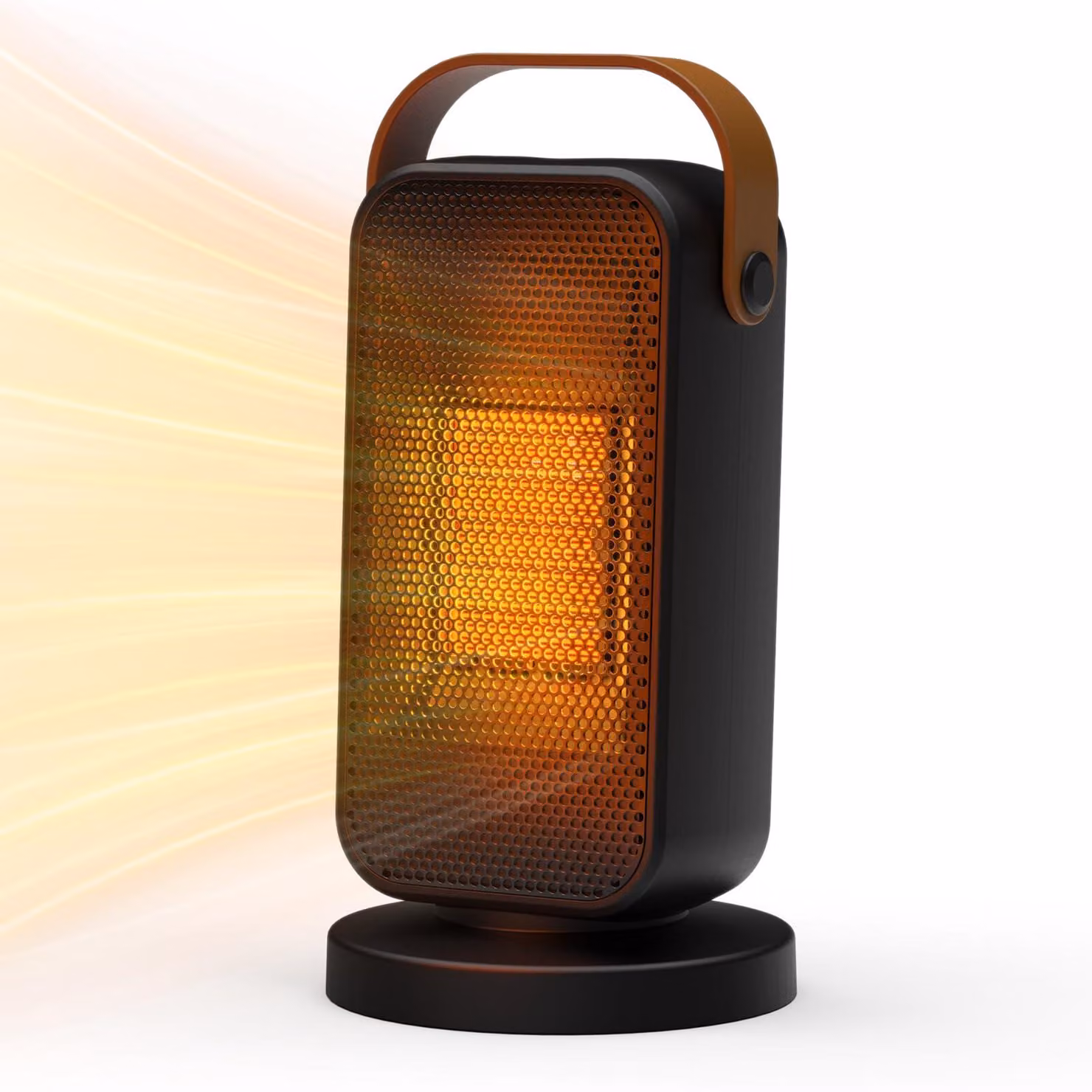 Stufetta elettrica mini - Potenza: 1200 W - Colore: nero - Portatile