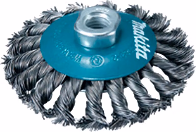 Spazzola conica Makita m14 115mm/0.5mm aus Edelstahl