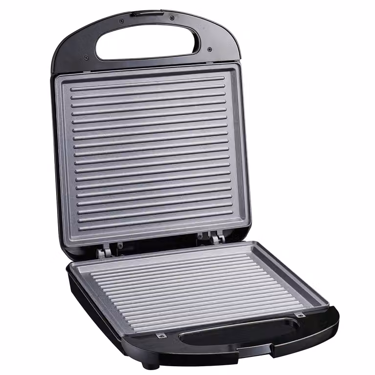 Tostiera Elettrica DICTROLUX 1200 Watt in Nero e Argento