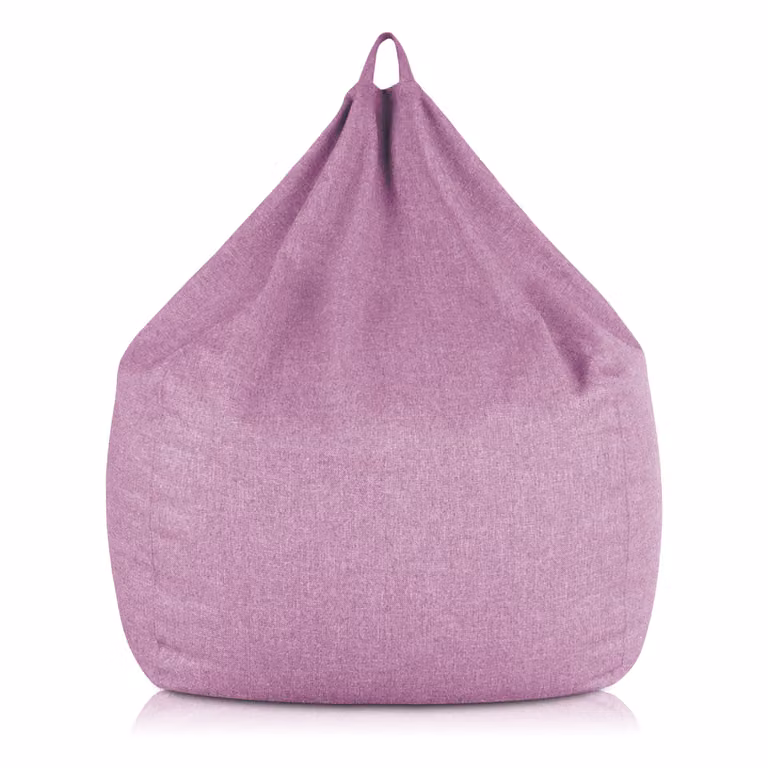 Poltrona sacco Pouf Piuma Rosa S