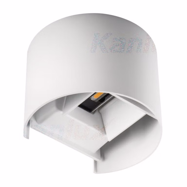 Kanlux lampada da parete per esterni serie REKA 28993 - LED 7W, IP54, alluminio bianco