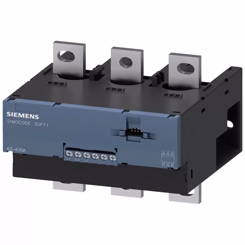 Modulo di rilevamento corrente/tensione Siemens V2, 63-630 A, larghezza 145 mm, collegamento su guida 3UF71141BA010