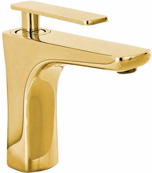 Mexen Indus rubinetto per lavabo, oro - 744600-50