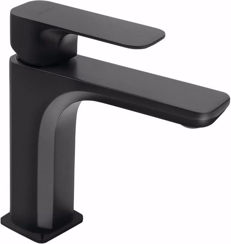Sapho Spy - Miscelatore monocomando per lavabo senza leva, nero opaco PY02/15