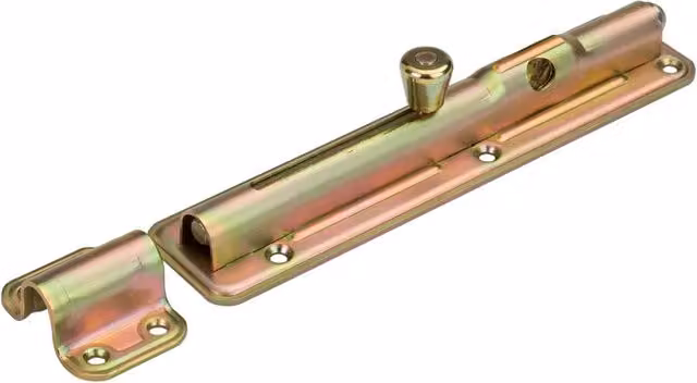 Set di 10 Catenacci Portalucchetto 890 Acc Trop Aldeghi Luigi Spa in Acciaio Inox Colore Oro 45 x 240 mm