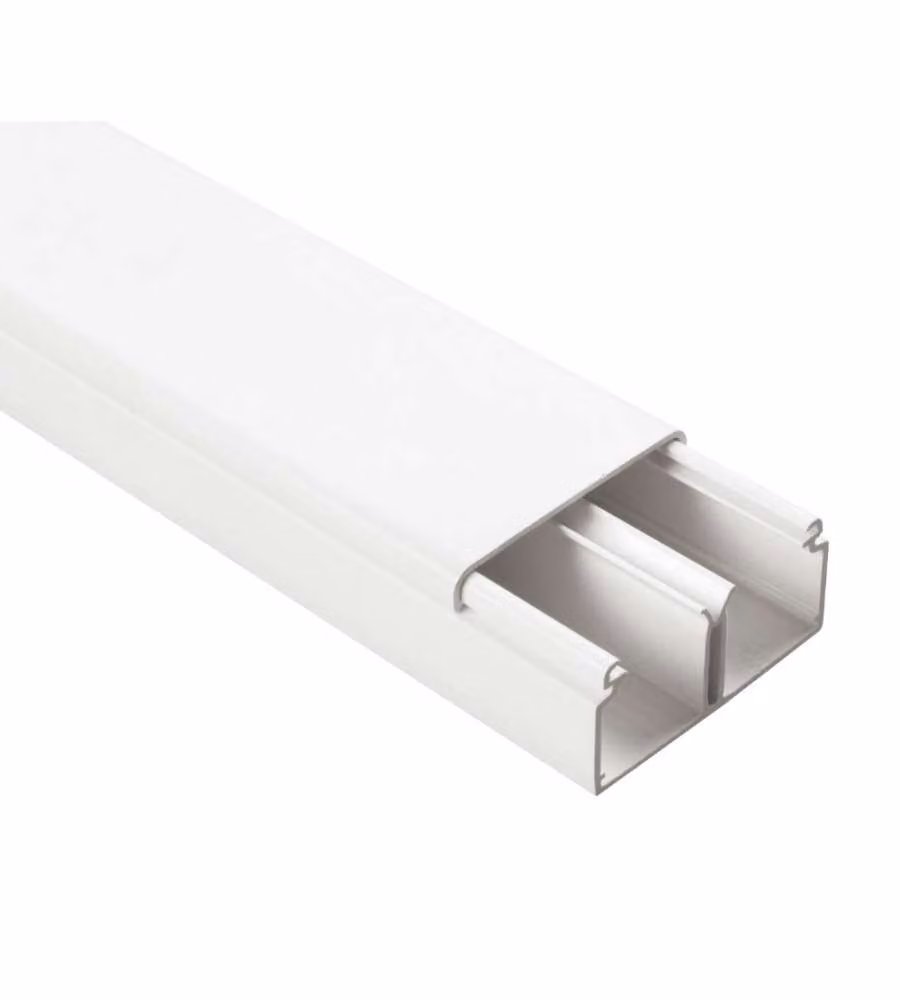 Poly Pool Canale Portacavo - Bianco - 2m x 40mm x 20mm