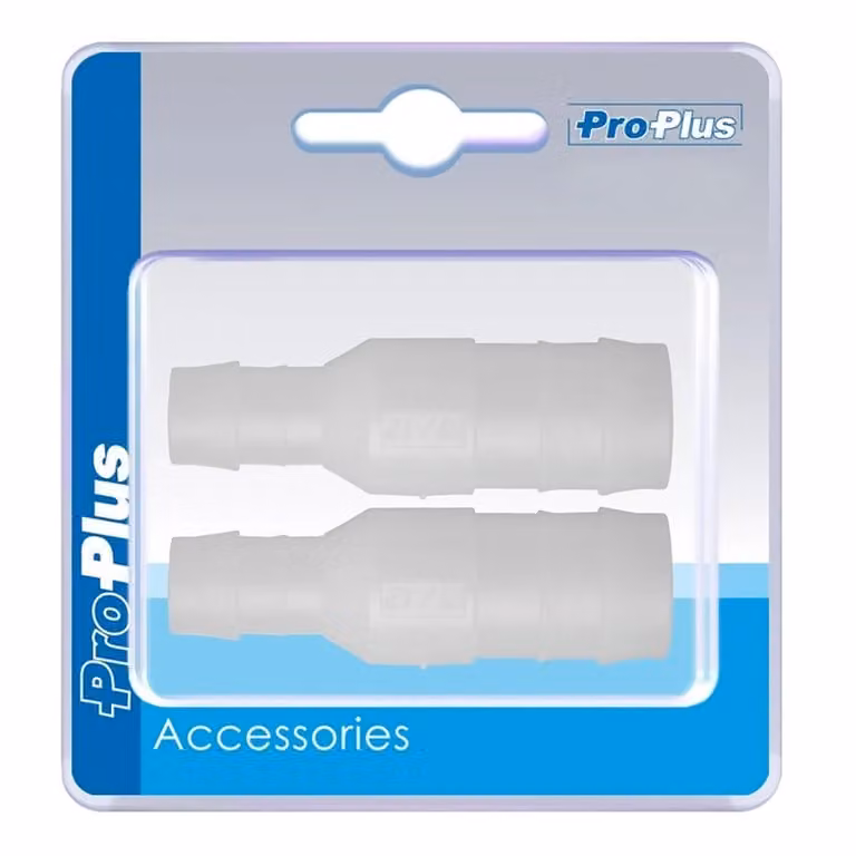 Riduttore per tubo acqua dritto 19x12mm 2 pezzi in blister