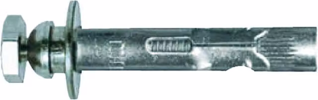 Set di 50 Ancore in Acciaio Delta DELV1080/AS G&B, Vite M 8 x 80, Colore Argento