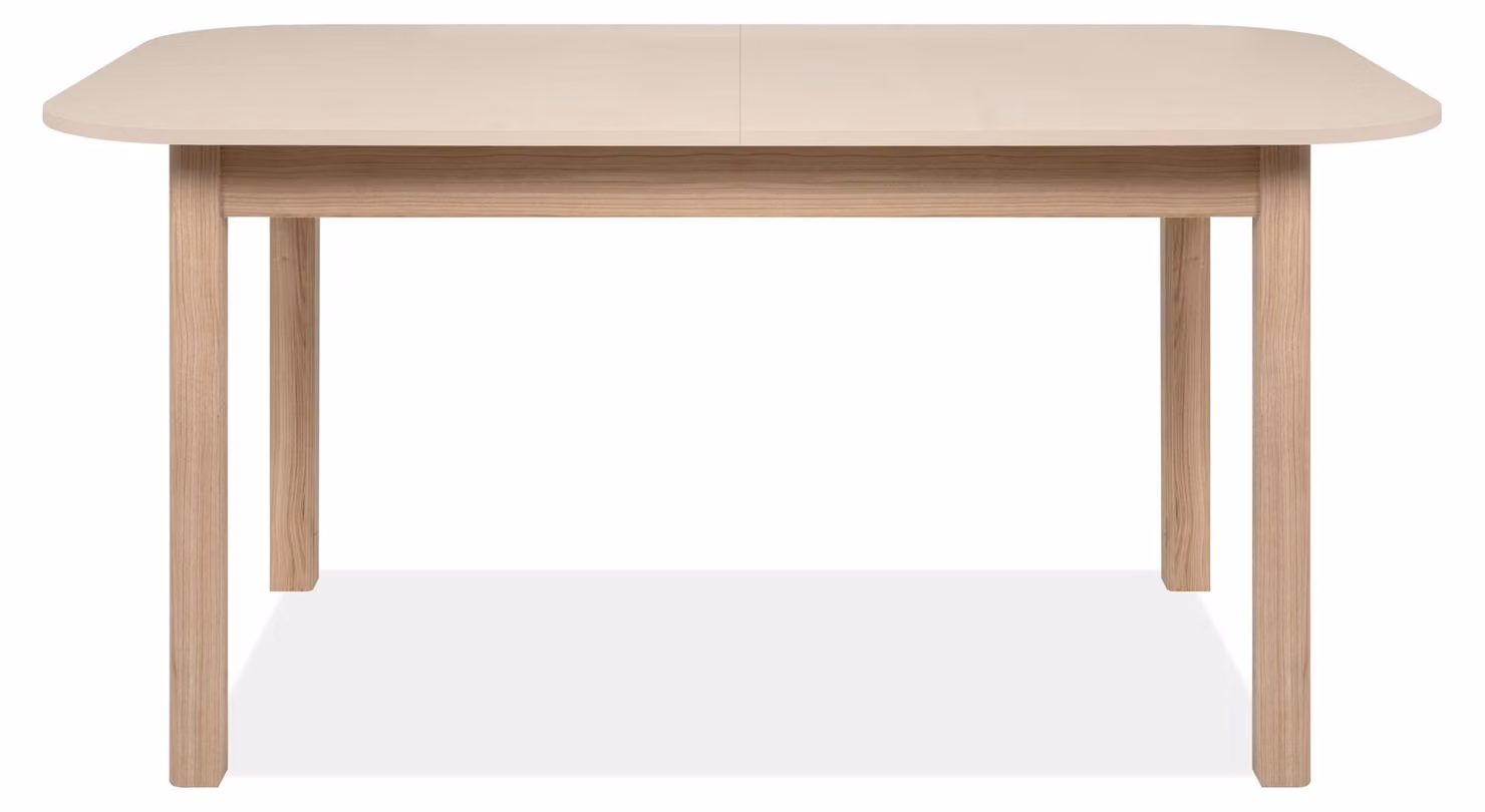 Calicosy - Tavolo allungabile da 160 a 200 cm effetto rovere e cashmere - SIENA