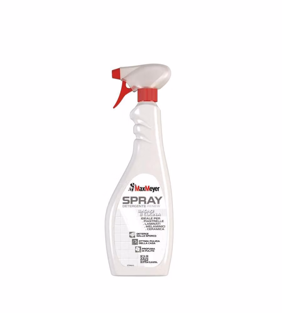 MaxMeyer Spray Detergente Trasparente 625 ml per Pulizia Interni