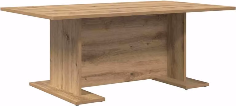 Tavolino da salotto rovere artigianale 103,5 x 60 x 40 cm