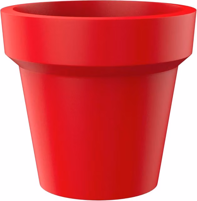 Vaso Ø115x105 cm in Resina Arkema POT M Cherry