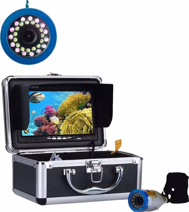 Ecoscandaglio, monitor da 7 pollici, lunghezza cavo 50 m, 50M NO DVR