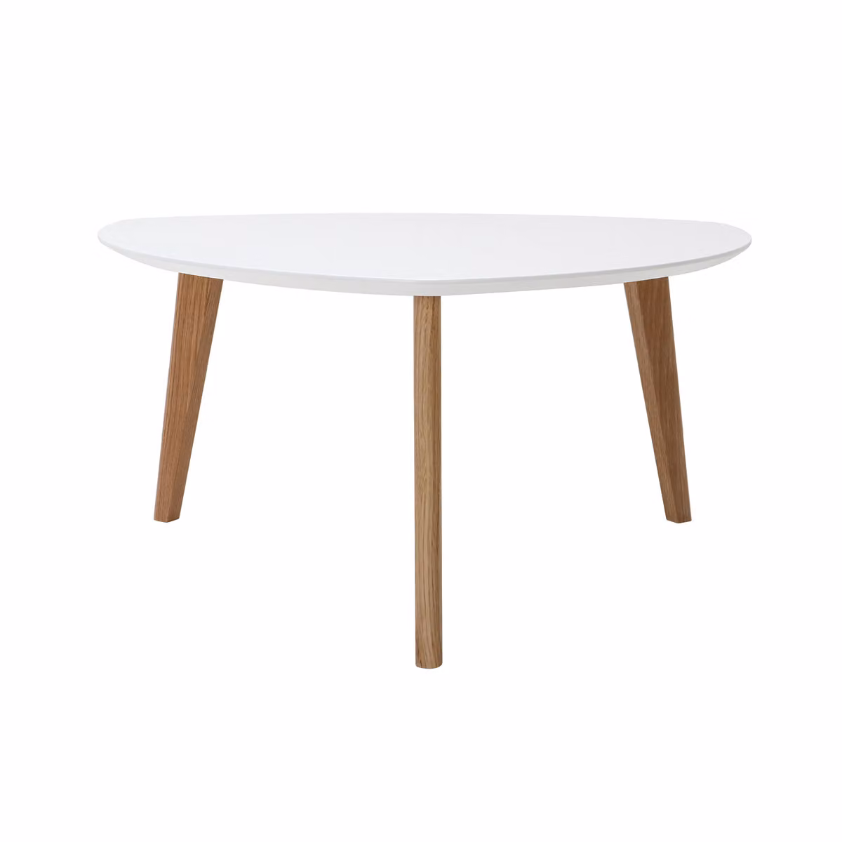 Miliboo - Tavolino di design bianco L80 cm EKKA