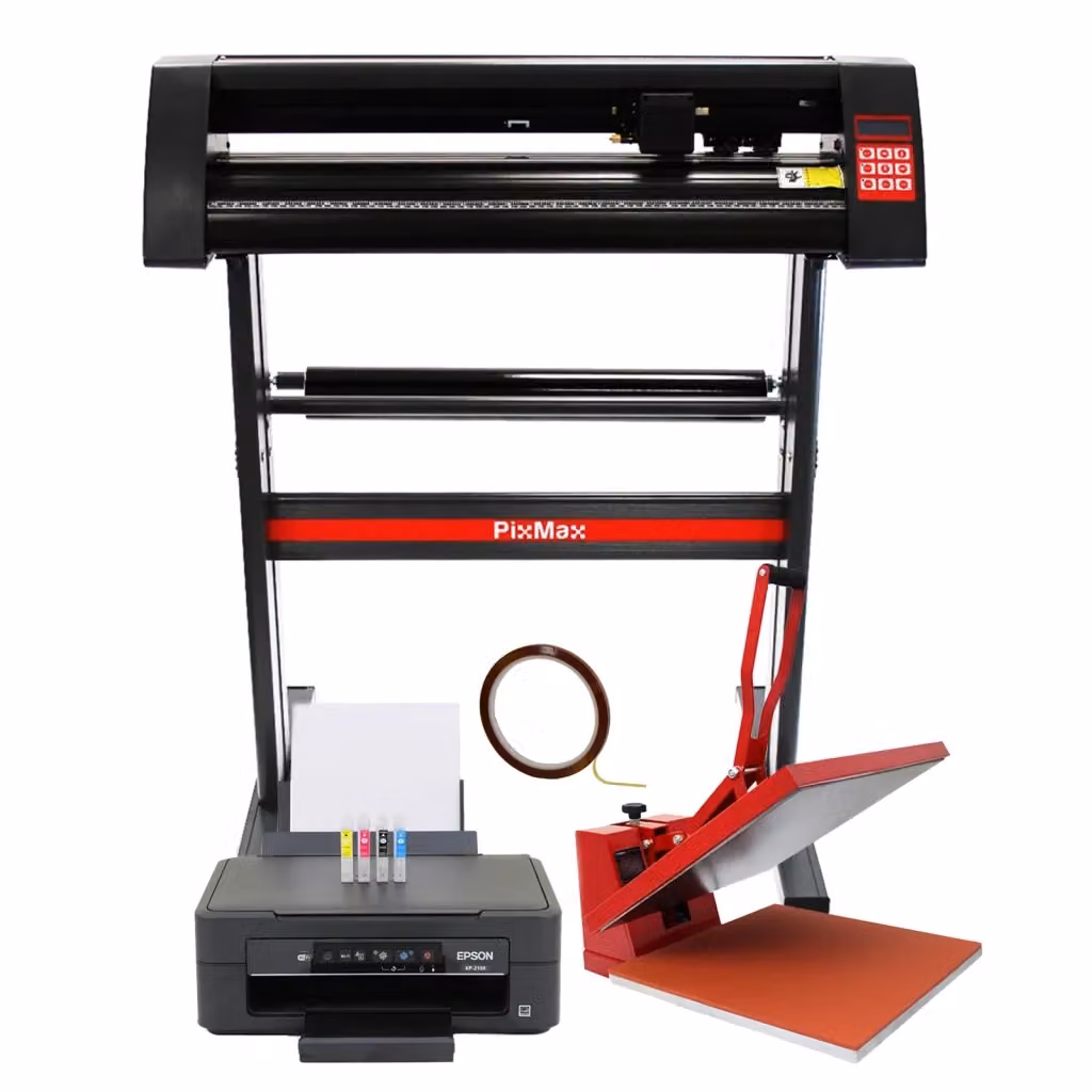 Bundle creativo PixMax per sublimazione con stampante Epson, plotter per vinile 720 mm e pressa 50x50 cm – 2