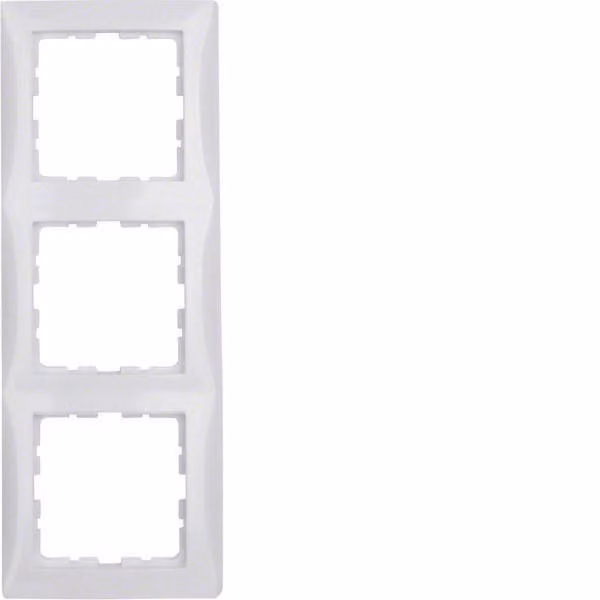 Berker/B.Kwadrat Tri-telaio bianco neve 5310138989