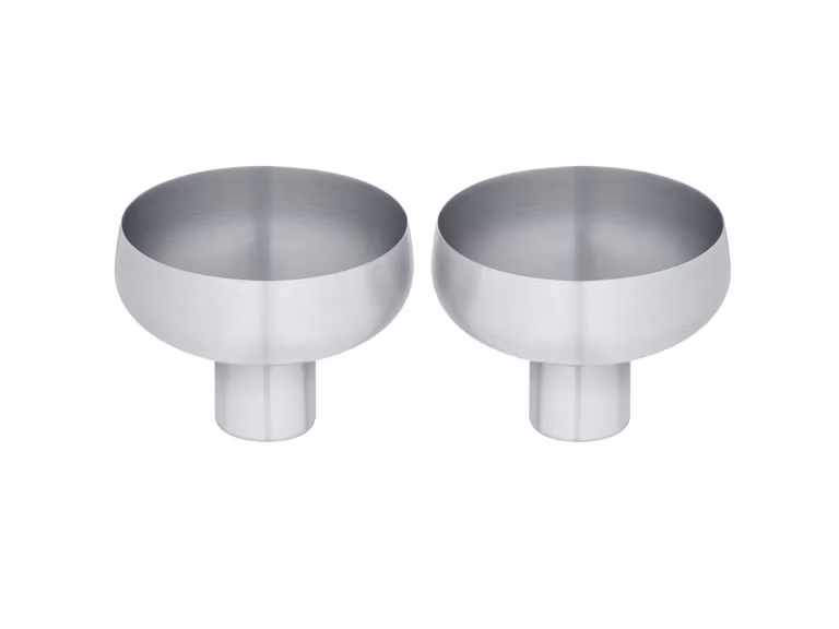Koyoi Bicchiere Champagne - Set da 2 - Acciaio Inox Opaco