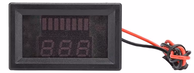 Misuratore di tensione per apparecchiature elettriche digitali CC Display Batteria al litio Voltmetro 12V-60V (blu)