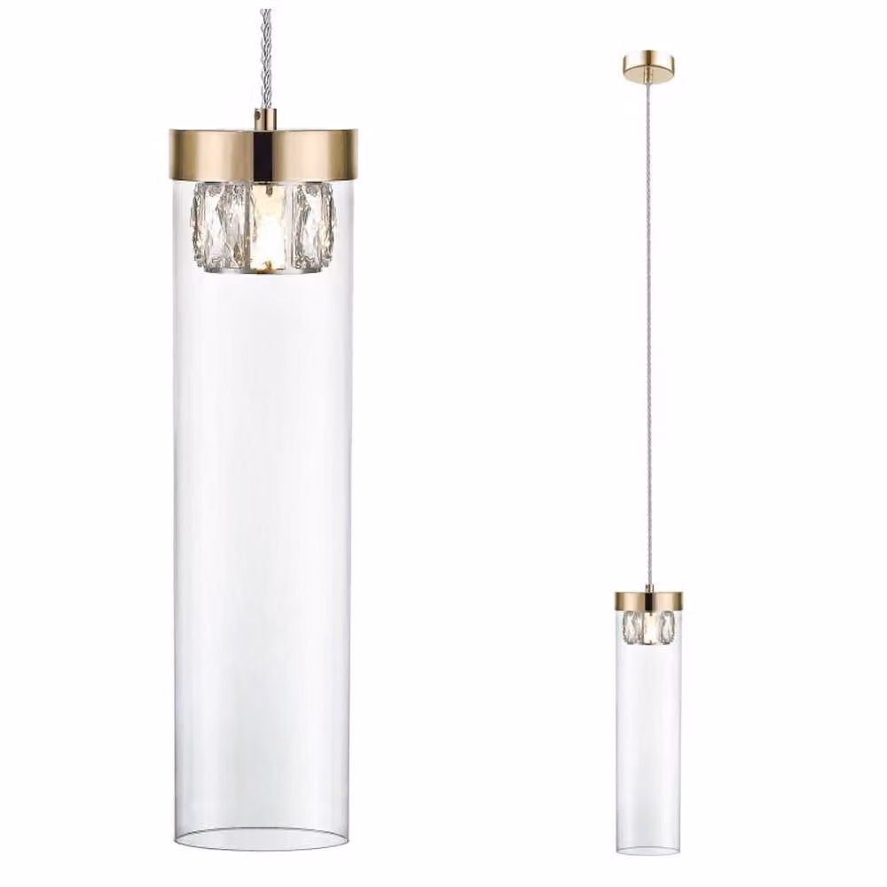 GEM P0389-01D-F7AC Lampada a sospensione della linea Zuma