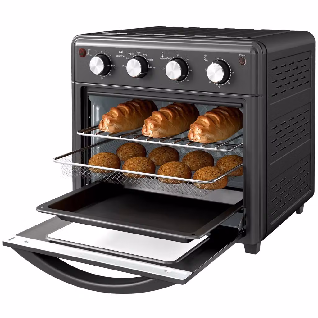 Forno Elettrico da Banco Minimal 30L 1600W con Convezione e Grill, Nero, L: 43 cm, P: 39 cm, H: 39 cm – 2