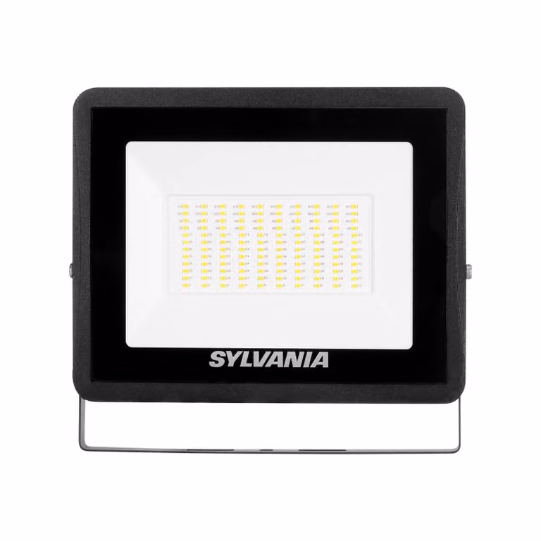 Sylvania Faretto da esterno a LED Start Flood, 78 W, 20x25 cm, IP65 Flood, Nero, Alluminio