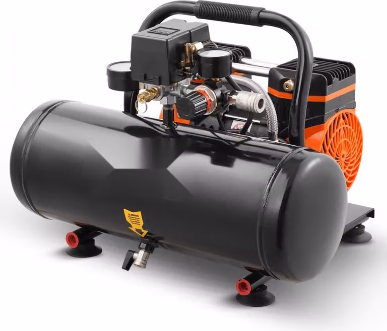 Compressore d'aria 8L - 120 PSI - 860W whisper compressor - compressore d'aria silenzioso per officina e casa - portatile ed efficiente