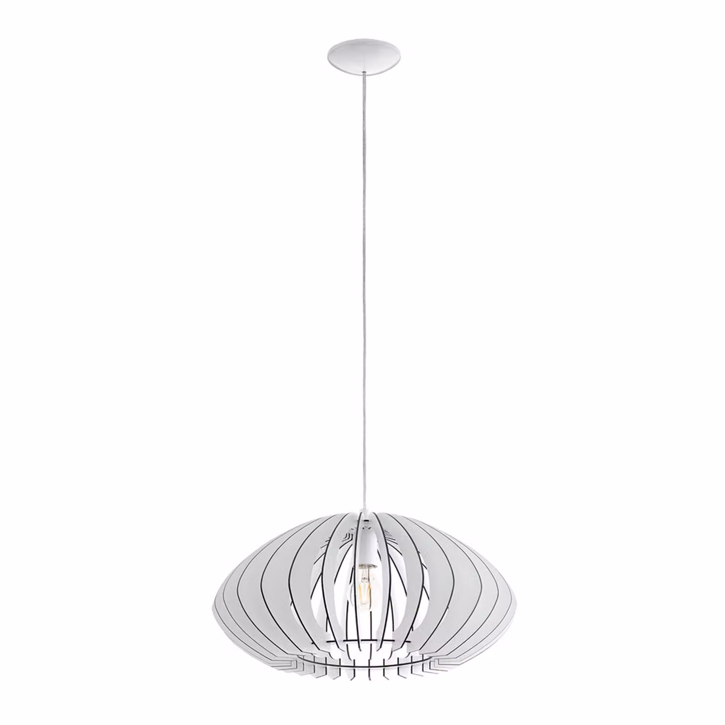 Eglo 95254 Cossano 2 lampada a sospensione Ø 50cm bianco