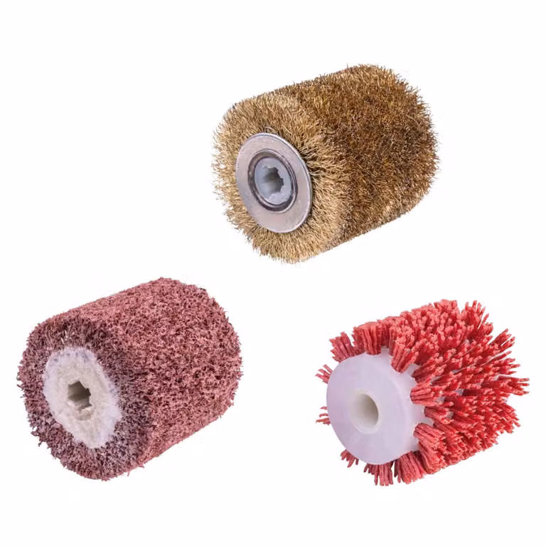 Set di spazzole rotonde universali Scheppach, 3 pezzi, accessori per MRS500