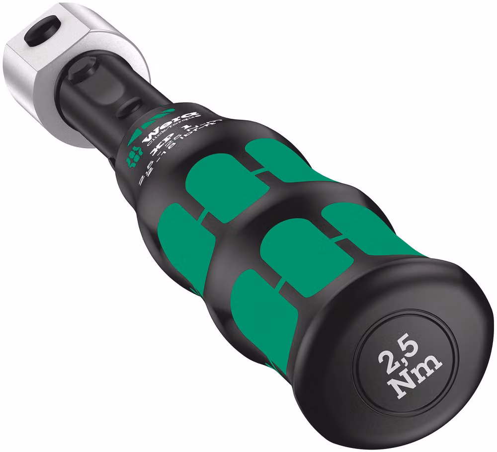 Click-Torque XP 1 Chiave dinamometrica preimpostata e regolabile per utensili ad inserimento, 2,5-25 Nm, 2,5 Nm, 9x12 x 2,5 Nm x 2,5-25 Nm / 2,5 Nm