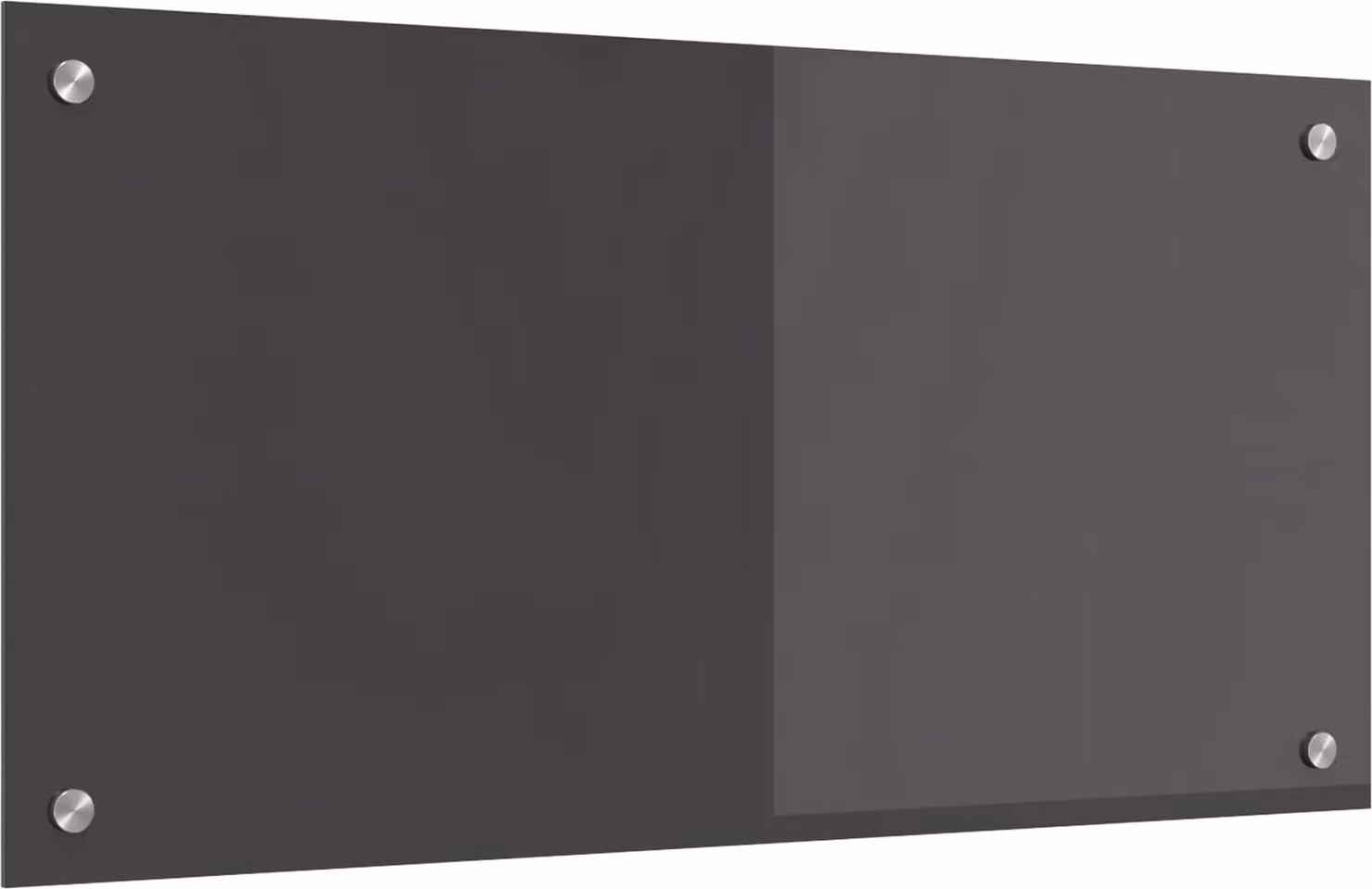 Schienale da cucina Grigio scuro 80 x 40 cm vetro temperato