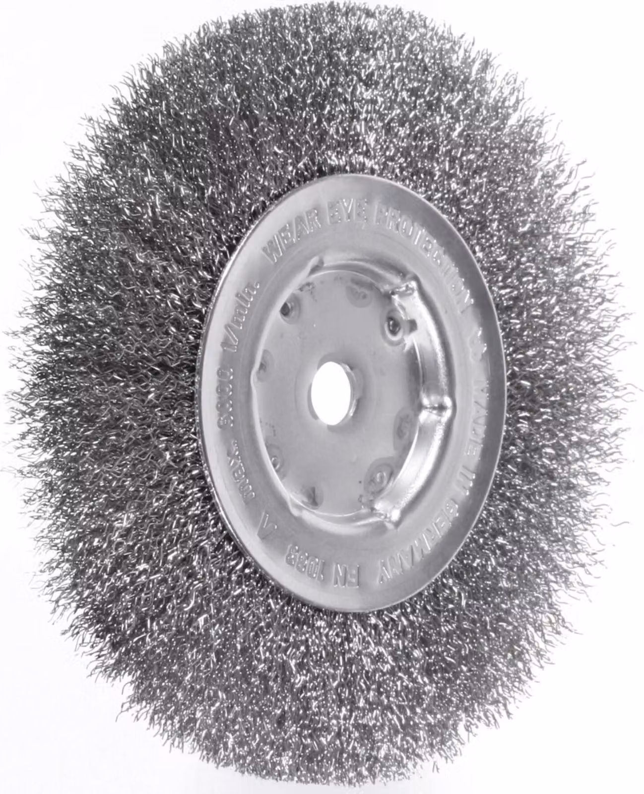 Lessmann Spazzola circolare a fila singola Filo INOX 0,30 mm, ⌀ spazzola x larghezza spazzola: 150X14 mm