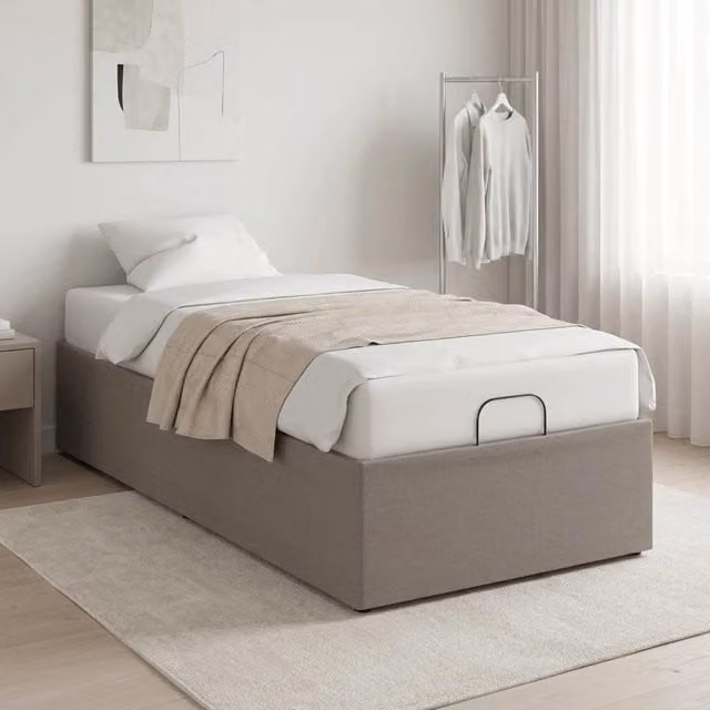 Telaio Letto Elettrico Regolabile Tortora 200 x 100 x 33,5 cm 42037309
